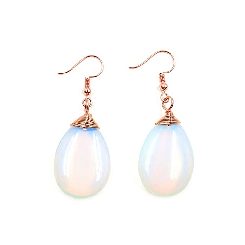Boucles d'oreilles Reiki en Aventurine verte et cristal de roche