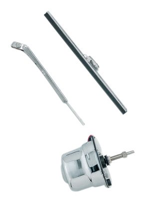 AFI 30002 WMW Waterproof Marine Windshield Wiper Kit (12-Volt, 2.5-Inch Shaft, 110-Degree Sweep)