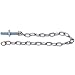 Price comparison product image Merriway BH02583 Link Type Basin Chain, 300mm (12 inch) with S Hook and Stay - Chrome Plated