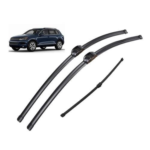 Essuie-glace Touareg 2010-2017 caoutchouc haute densité kit complet avant arrière