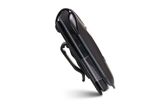 Beltron Leather Fitted Case For Consumer Cellular Link Z2332, Link Ii Z2335 Flip Phone - Features: Rotating Belt Clip, Screen & Keypad Protection & Secure Fit #TOP7