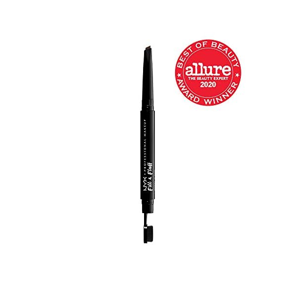 NYX PROFESSIONAL MAKEUP Fill & Fluff Eyebrow Pomade Pencil, Ash Brown