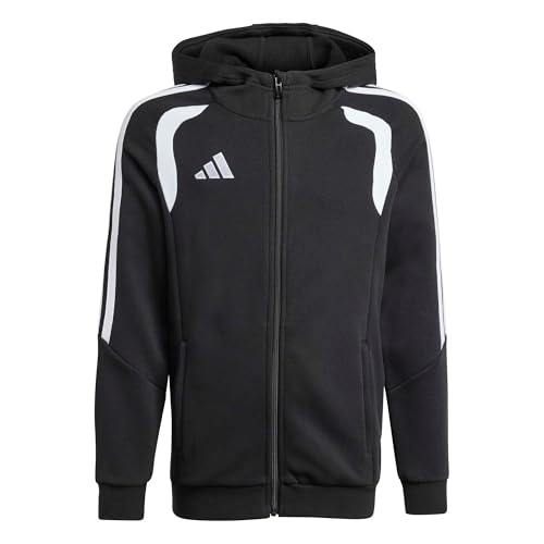 adidas Unisex Kids Tiro26 League Kids Sweat Full Zip Hoodie black/white 7-8Y