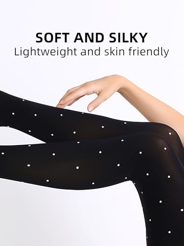 Women's 80 Denier Semi Opaque Tights High Waist Soft Solid Color Footed Pantyhose4