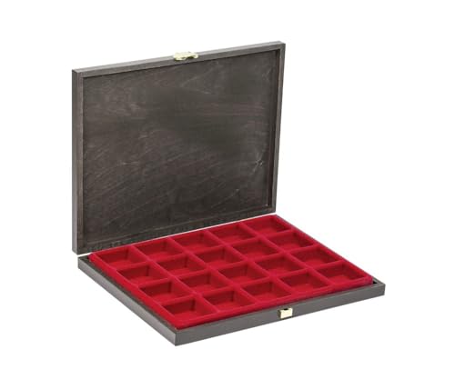 Coffret Carus-1 LINDNER pour ranger 20 monnaies de collection