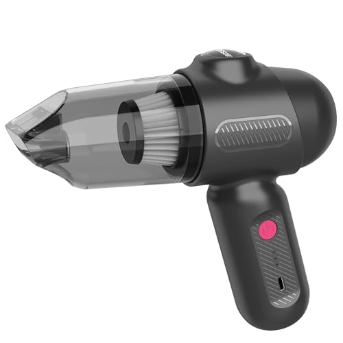Aspirador de mano 4 en 1,Aspiradora sin cable coche de 8K Pa,Mini Aspirador potente,Aspiradora pequeña portátil de batería,Es adecuado para la limpieza de la cocina, la computadora y el hogar,Negro Aspirador de mano 4 en 1,Aspiradora sin cable coche de 8K Pa,Mini Aspirador potente,Aspiradora pequeña portátil de batería,Es adecuado para la limpieza de la cocina, la computadora y el hogar,Negro