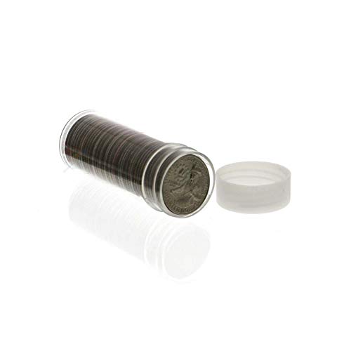 Tubos transparentes para almacenamiento de monedas, pack de 10 miniatura 2