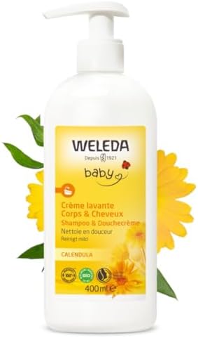 Weleda Jabón Líquido de Caléndula Para el Cuerpo y el Cabello 400...