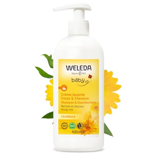 Weleda Jabón Líquido de Caléndula Para el Cuerpo y el Cabello 400...