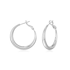 Chunky Hoop&Silver 30mm