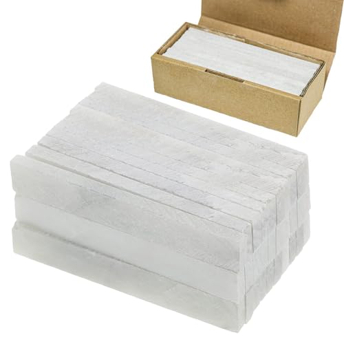 Craie de Briançon 30 Pcs Blanc Craies Française Outil de Marquage Craie à Soudeur Industrielle pour les Ingénieurs, pour Tracer sur Fer Métallier Bois...