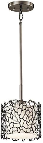 Miniatura 3 de Kichler 43349CLP Mini Colgante Coral Plata 1-Luz, Estaño Clásico