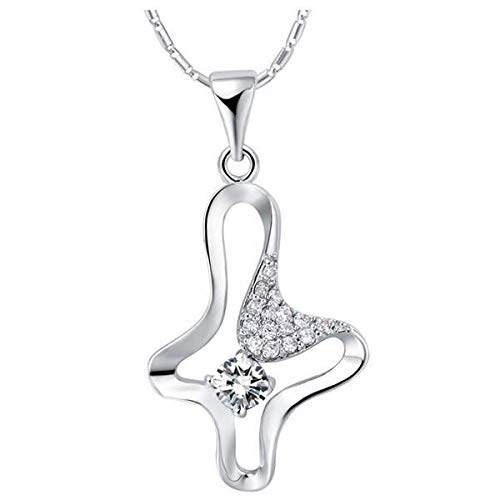 Collier 925 et son pendentif en argent massif poli effet miroir