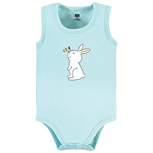 Image of Hudson Baby Unisex Baby Cotton Sleeveless Bodysuits