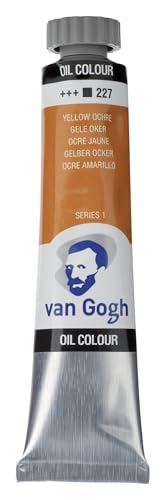 Van Gogh Ölfarbe - 20 ml Gelber Ocker 227 - Hohe Pigmentierung - Ausgezeichnete Abtönstärke - Deckende, buttrige Textur - Lichtechtheit +++ - Serie 1 - Ideal für Künstler und Studenten Van Gogh Ölfarbe - 20 ml Gelber Ocker 227 - Hohe Pigmentierung - Ausgezeichnete Abtönstärke - Deckende, buttrige Textur - Lichtechtheit +++ - Serie 1 - Ideal für Künstler und Studenten