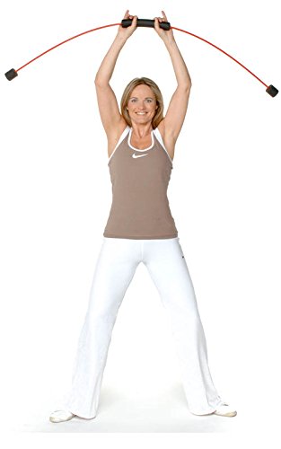 FLEXI-BAR® Athletic, Schwarz, hochbelastbarer Schwingstab von Flexi-Sports mit Einführungs-DVD und Trainingsplan, Schwungstab, Schwingstick