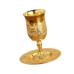 AlluraPet Goblet with Saucer Kiddush Cup