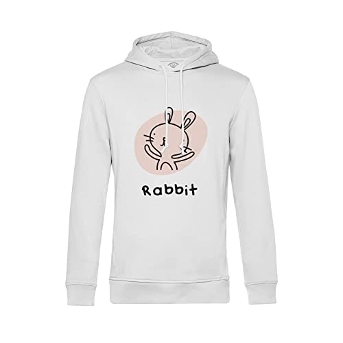 Sweat à capuche lapin zodiaque chinois chaud et confortable avec dessin