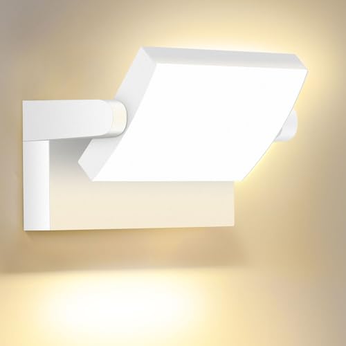 40W Appliques Murales Extérieure avec panneau LED pivotant à 350°Blanc Applique Exterieur 4000Lm Projecteur LED 3000K Blanc Chaud Applique Intérieur...