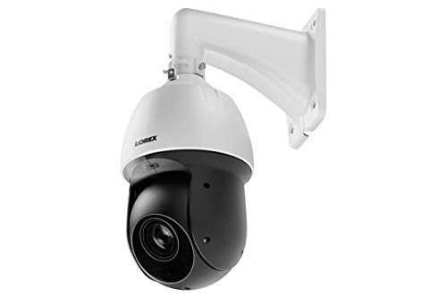Lorex Indoor/Outdoor 1080P Pan & Tilt Metal Dome Security Camera, Add-On Analog Camera For Wired Surveillance System, Color Night Vision, 25X Optical Zoom, 1 Ptz Camera #TOP2