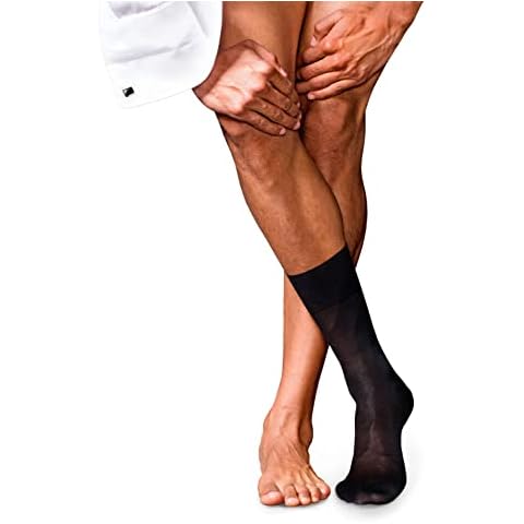 FALKE No. 4 M SO seda unicolor 1 par Calcetines Hombre Cover