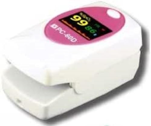 Pulsioxímetro para uso pediátrico, Con pantalla OLED a color, Medidas: 6,6 cm de largo x 3,6 cm de ancho x 3,3 cm de profundo