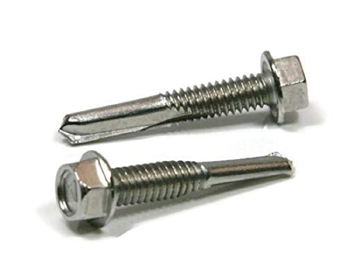 #12 TEK 5 Tornillos autoperforantes acero inoxidable 25 u miniatura 2