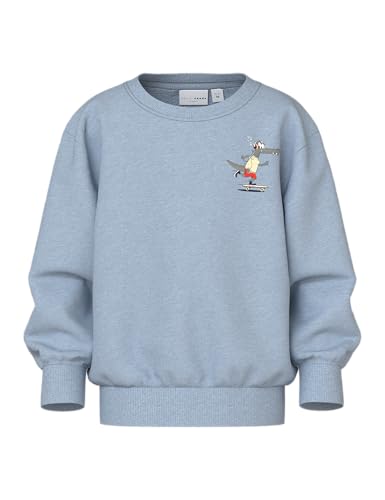 Sweat-shirt Name It Nmmvalexander bleu pastel pour enfant garçon 110