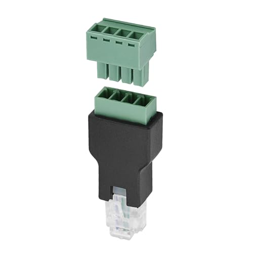 3-pack Ethernet RJ11 6P4C Hane till 4-stifts Terminaladapter