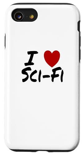 Custodia per iPhone SE (2020) / 7 / 8 I Heart (Amore) Fantascienza Fantascienza Film di fantascienza Libri