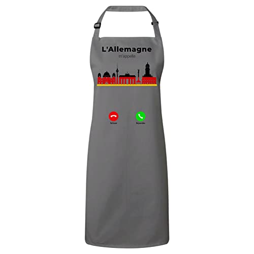 Tablier cuisine Allemagne Berlin drapeau patrimoine vêtement protection pour cuisinier