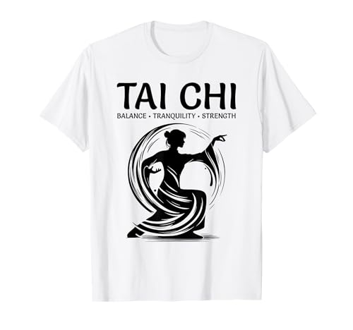 Tai Chi Qigong Crane Martial Arts Yoga Meditation Chinese T-Shirt