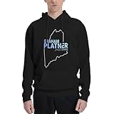 Graham Platner for Senate 2026 Hoodie for Men Women Plush for Autumn and Winter202 Black