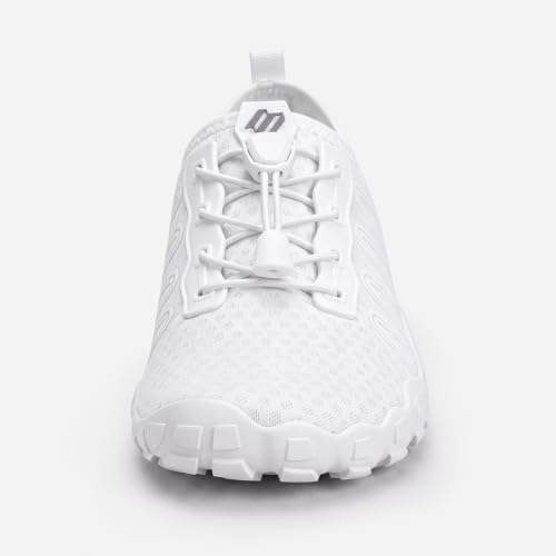 Image of Hike Barefoot Water Shoes for Women Men Footwear, Quick Dry Wide Toe Box Pro Beach Swim Athletic Sports Shoes, Non-Slip Lightweight Aqua Shoe for Pool Hiking Walking Kayaking Diving Surfing