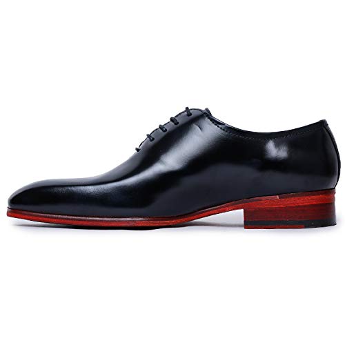 Handcrafted Wholecut Oxford Men's Genuine Leather Lace Up Dress Shoes4