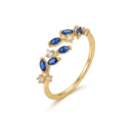 Blue and Gold Rings