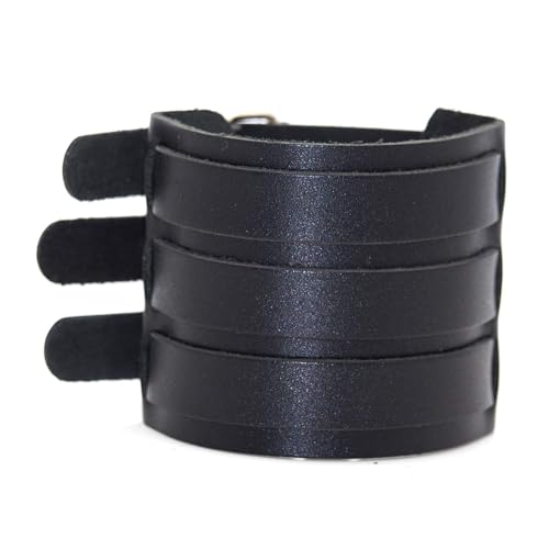 Punk Rock Biker Wide Pu Leather Wristband Belt Buckle Cuff Bracelet2