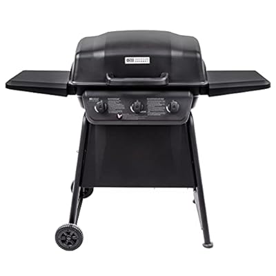 Asadores de Gas 16 - Asador de gas propano líquido de 3 quemadores, color negro