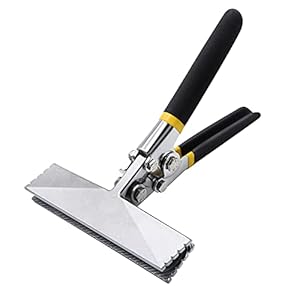 Hand Seamer, 6in Straight Jaw Sheet Metal Bender Tools, Sheet Metal Seamer Form Edge Seamer Seaming Plier with Ergonomic Handle, for Bending and Flattening Sheet Metal Hand Tool