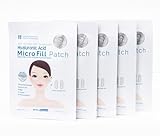 BioMiracle New Instant Lift Technology Hyaluronic Acid Micro Fill Patch - 5 Pack