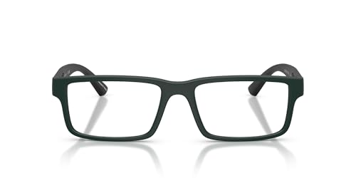 Image of Emporio Armani mens Ea3278 Rectangular Prescription Eyewear Frames