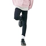 [ever closet] レギンス キッズ 子供 女の子 9分丈 スパッツ [ ブラック 140 ] 無地 ストレッチ リラックス 春服 秋服 通園 通学 子供服 キッズ服 エバークローゼット