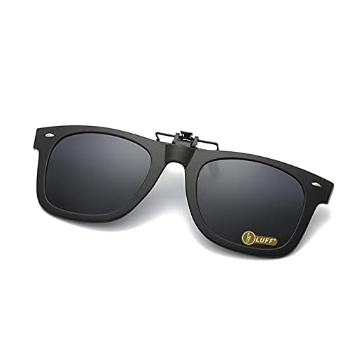 Polarisering Clip-On solglasögon unisex eleganta och bekväma clips flip myopic solglasögon för utomhus/driving/fiske