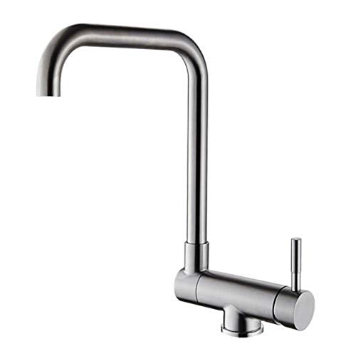 Robinet de cuisine rotatif pour evier devant fenetre interieure - 2