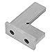 Industrial Grade High Precision Carbon Steel with Holder 90 Degree Flat Ruler Detecting Angle Ruler Suitable for Woodworking and Metalworking Engineering Tools (Level 2 100x70)