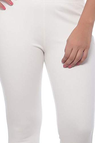 Image of Frenchtrendz Women's Cotton Modal Spandex Stretchable Slim Fit Jegging Capris