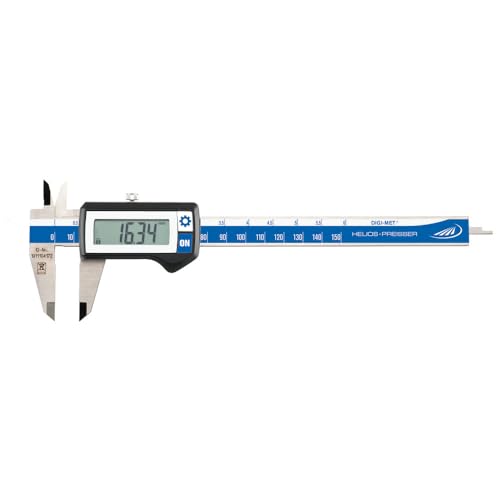 Helios Preisser Taschenmessschieber DIGI-MET (Messbereich: 0 – 150 mm, Schnabellänge: 40,...