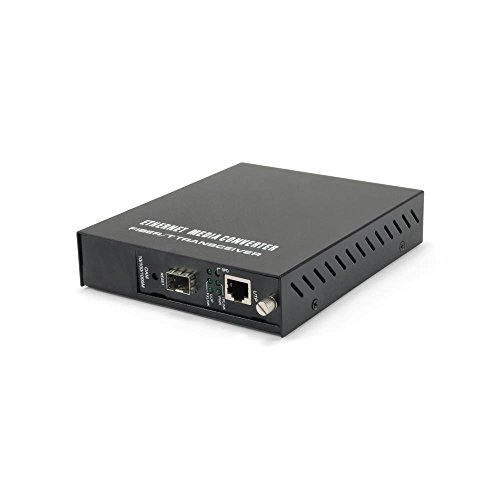 Convertisseur de support réseau LevelOne GVM-1000 Ethernet Noir