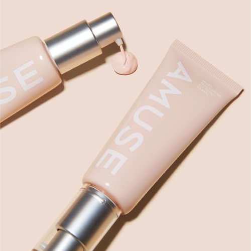 Amuse Vegan Peach Cream 02 Bare Spf 30 Spa++ 2.82 Oz / 80G | Clean, Vegan Skin Tone-Up Cc Cream | Tone Up Foundation, Bb Cream, Glow Makeup, Spf Cream #TOP2