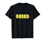 Christian Halloween Shirt Seven Deadly Sins Greed Costume T-Shirt